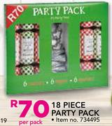 18 Piece Party Pack-Per Pack