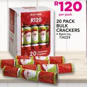 20 Pack Bulk Crackers-Per Pack