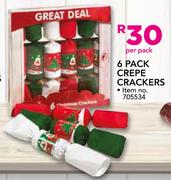 6 Pack Crepe Crackers-Per Pack