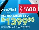 Crucial Micron MX100 128GB SSD