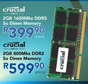 Crucial Micron 2GB 800Mhz DDR2 So Dimm Memory