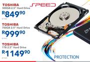 Toshiba 750GB 2.5" Hard Drive