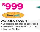 Bounceking Wooden Sandpit