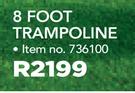 Bounceking Air max 8 Foot Trampoline Combo