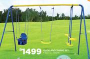Bounceking Glide And Swing Set