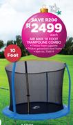 Bounceking Air max 10 Foot Trampoline Combo