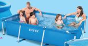 Intex Rectangular Frame Pool-3m x 2m x 75cm