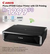 Canon Pixma iP7240 Colour Printer With CD Printing