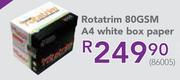 Rotatrim 80GSM A4 White Box Paper