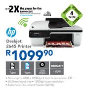 HP Deskjet 2645 Printer