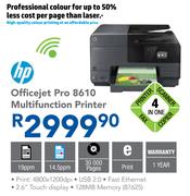 Hp Officejet Pro 8610 Multifunction Printer