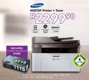 Samsung M2070F Printer + Toner