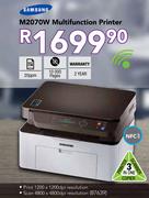 Samsung M2070W Multifunction Printer