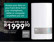 WD MyCloud-2TB USB 3.0