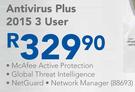 McAfee AntiVirus Plus 2015 3 User