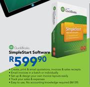 QuickBooks SimpleStart Software
