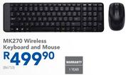 Logitech MK270 Wireless Keyboard And Mouse