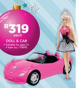 Doll And Car-Each