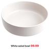 White Salad Bowl