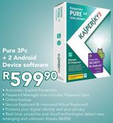 Kaspersky Pure 3Pc + 2 Android Device Software
