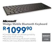 Microsoft Wedge Mobile Bluetooth Keyboard