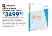 Microsoft Office Home & Business 2013 1 User