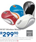 Logitech M187 Wireless Mouse-Each