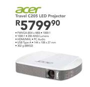 Acer Travel C205 LED Projector