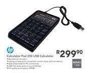 HP Calculator Pad 200 USB Calculator