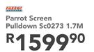 Parrot Products Parrot Screen Pulldown Sc0273 1.7M