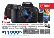 Canon EOS 700D Extreme Bundle