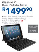 Zaggkeys 7" Black iPad Mini Cover