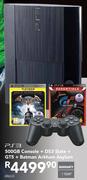 PS3 500GB Console+ DS3 Slate+ GT5+ Batman Arkham Asylum