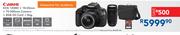 Canon EOS 1200D + 18-55mm + 75-300mm Camera + 8GB SD Card + Bag