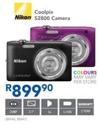 Nikon Coolpix Camera S2800