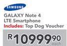 Samsung Galaxy Note 4 LTE Smartphone Each