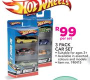 Hot Wheels 3 Pack Car Set