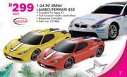 1:24 RC BMW/Lambo/Ferrari 458-Each