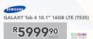 Samsung Galaxy Tab 4 10.1" 16GB LTE (T535) Each