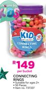 Kid Connection Connecting Rings-Per Bucket
