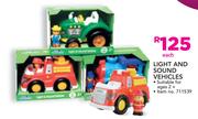 Kid Connection Light And Sound Vehicles-Each