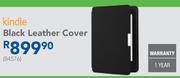 Kindle Black Leather Cover