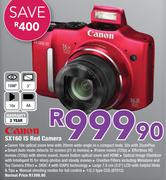 Canon SX160 IS Red Camera
