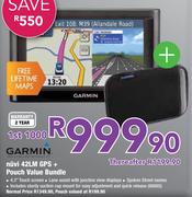 Garmin Nuvi 42LM GPS + Pouch Value Bundle