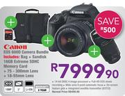 Canon EOS 600D Camera Bundle