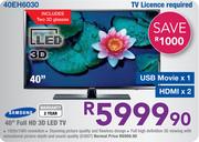 Samsung 40" Full HD 3D LED TV 40EH6030