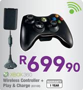 Xbox 360 Wireless Controller+Play & Charge