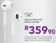 Apple Earpods With Remote And Mic