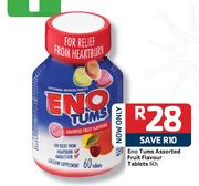 Eno Tums Assorted Fruit Flavour Tablets-60's