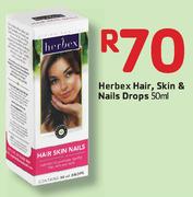 Herbex Hair, Skin & Nails Drops-50ml
